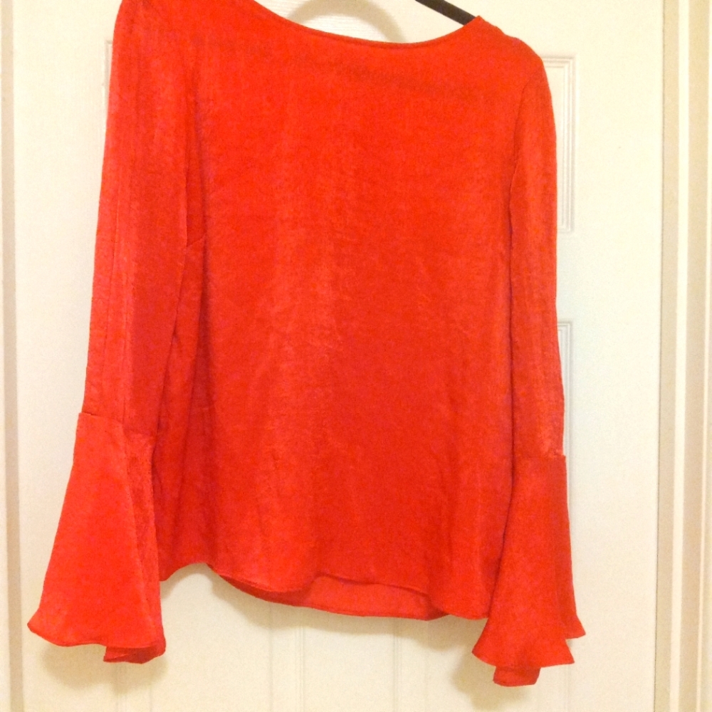 Brand New Red Blouse, L